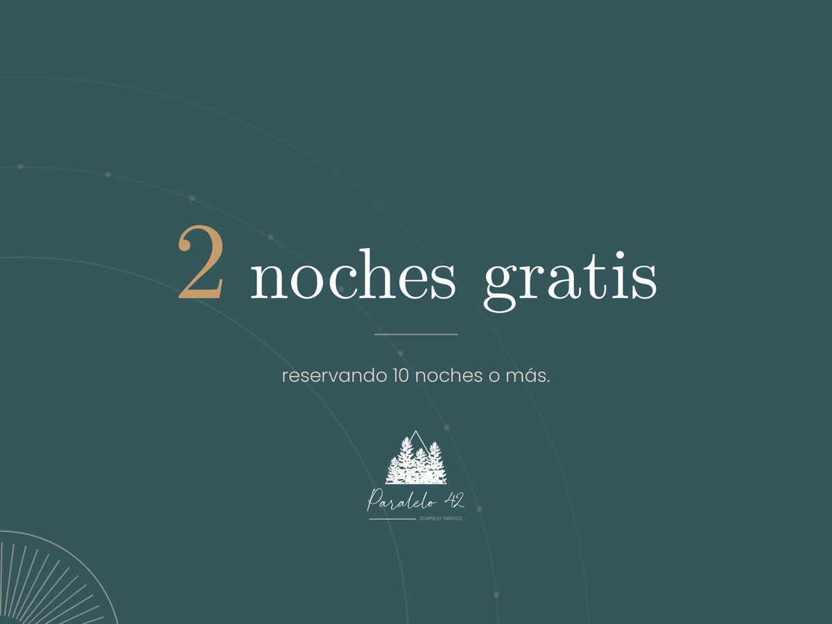 Promoción Estadía larga, 2 noches gratis